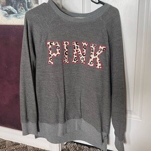 PINK oversized crew neck